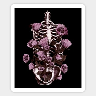 Rib Cage Floral 12 Magnet